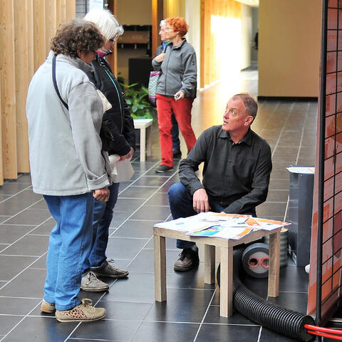 Journée portes ouvertes : des stands dans le nouveau bâtiment du siège social du Syded