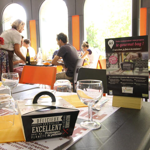 Le gourmet bag dans les restaurants