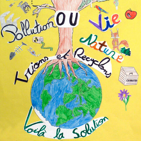 Détail de l'affiche gagnante - école d'Arcambal