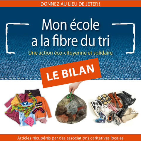 Bilan de l'opération Mon école a la fibre du tri