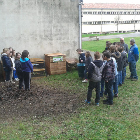 Compostage au collège de Luzech
