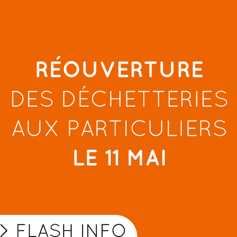 Réouverture des déchetteries aux particuliers