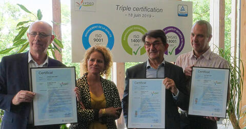 Journée de remise des 3 certificats TÜV Rheinland