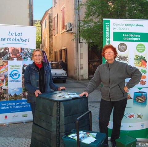 Promotion du compostage sur les marchés